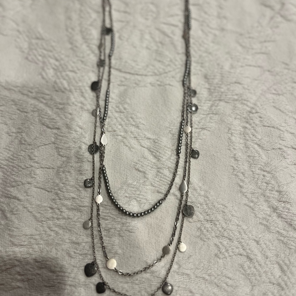 Elegant Multi-Layer Necklace With Silver Accents Premier Jewelry
